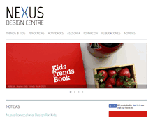 Tablet Screenshot of nexusdesigncentre.com